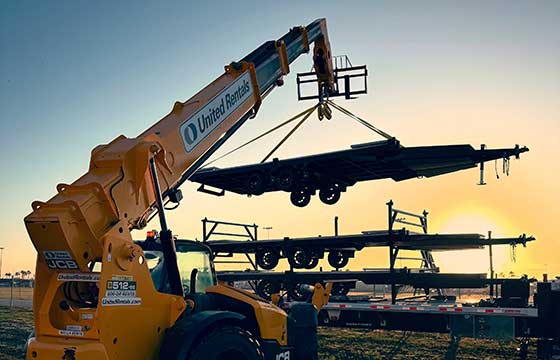 Vehicle lift installation