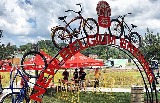 New Belgium Brewing Sign
